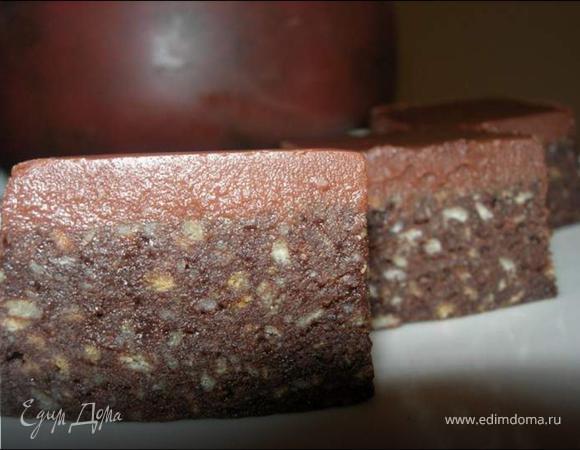 Нижний слой:
Растворить масло и смешать с остальными компонентами
Выложить в форму (29X21) разровнять и придавить руками