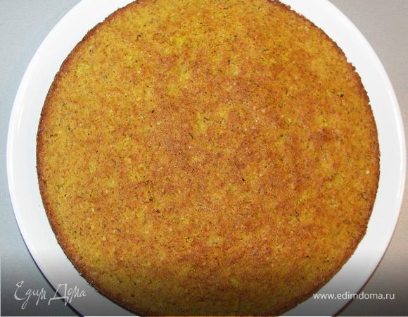 Выпечь корж при 180С примерно 30-35 мин.