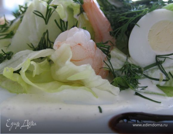 Капля бальзамической глазури... и...Ваш "легкий ужин" готов! Приятного аппетита! :)