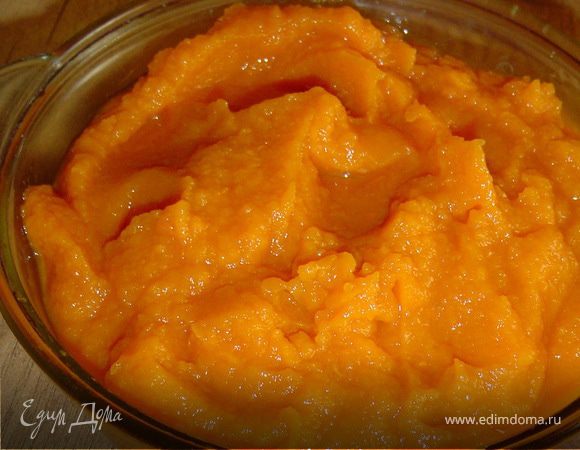 Тыкву очистить, нарезать кусочками и запечь в духовке.Разминаем тыкву до состояния пюре, 