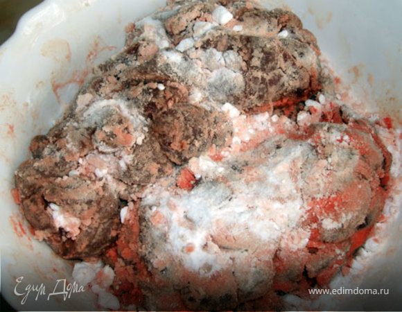 Засыпаем все почки содой, стараясь чтобы все разрезы были заполнены... И оставляем по 15 минут - ПОЛЧАСА.