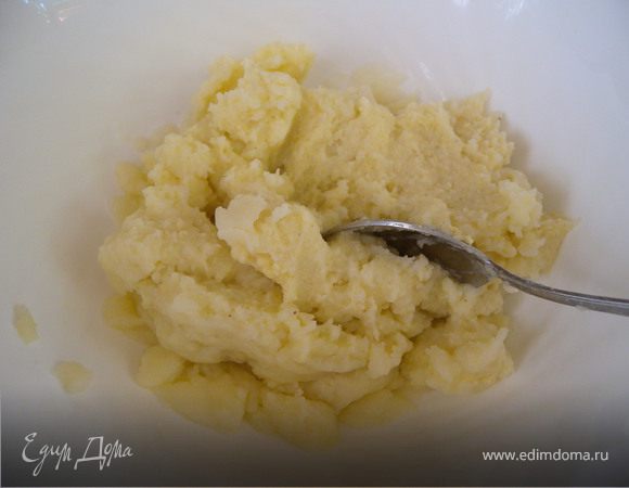 Протереть через сито.