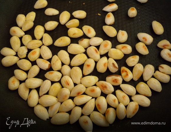 Немного просушиваем и поджариваем. 