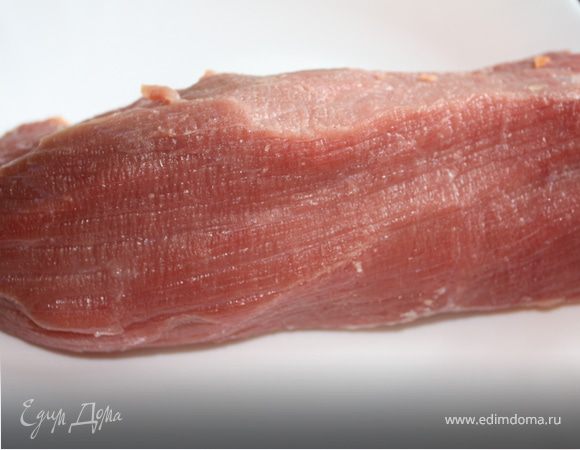 Мясо помыть и высушить.