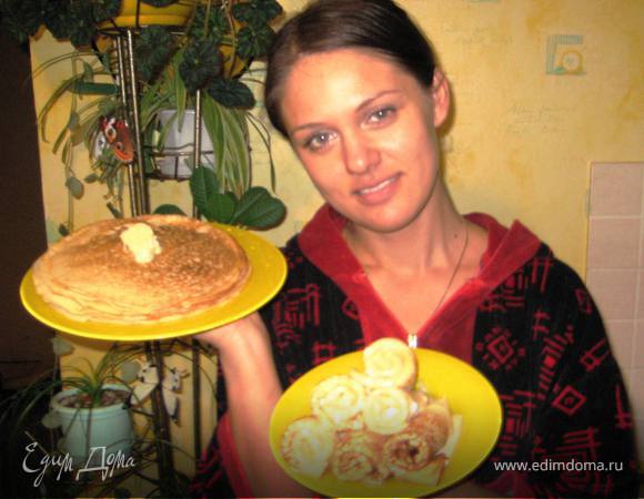 Обожаю блины! Особенно с маслом!