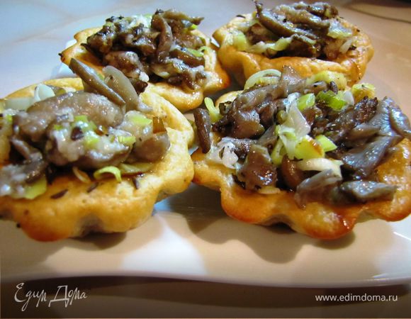 Выкладываем грибы в тарталетки...и не желаете перекусить?