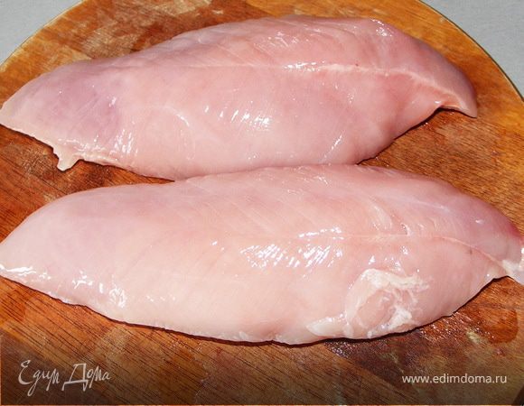 Филе индейки помыть и обсушить.