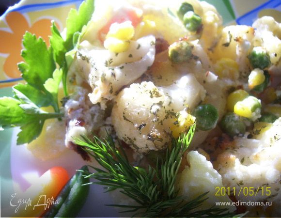 Выпекаем при температуре 220C в течение 40-50 минут.