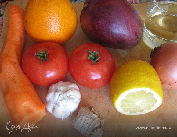 Продукты для мангового соуса: