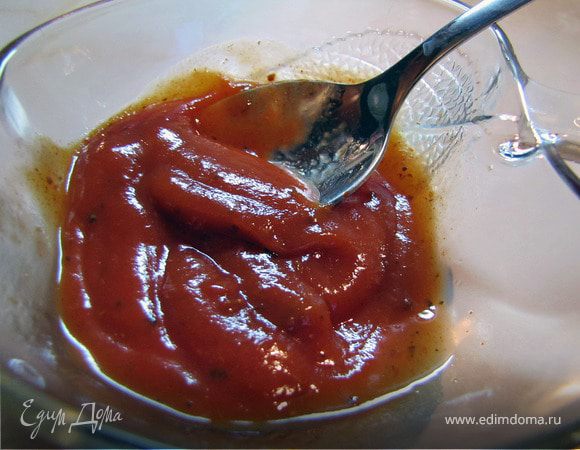 смешиваем с соусом.
