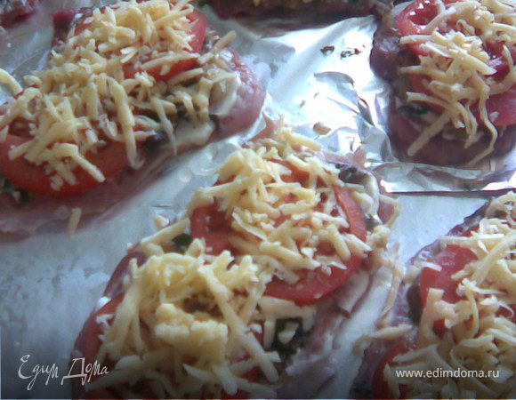 И наконец натертый на тёрке сыр.