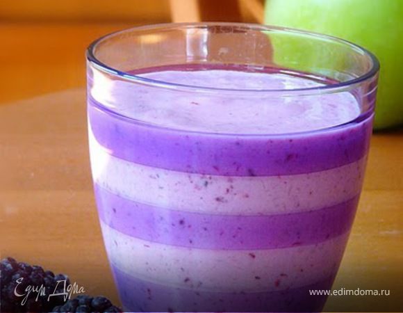 Просто блендером все взбить. Получается густой коктейль. Вот так просто, но может быть пригодится кому-нибудь в нужный момент:)