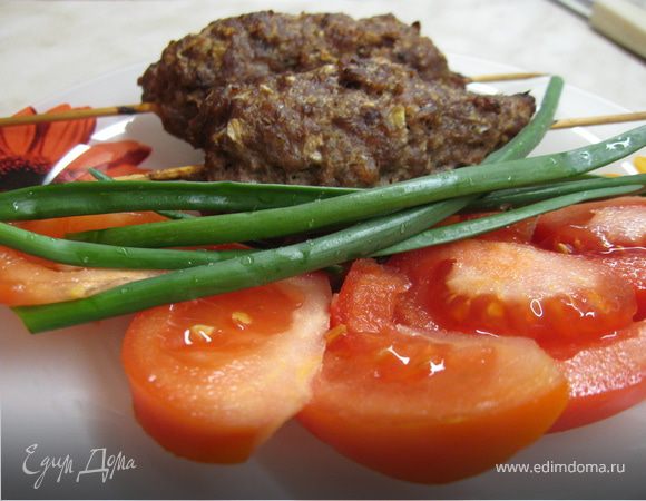 Запекать в духовке 30 мин. Можно подать с овощами и зеленым луком.