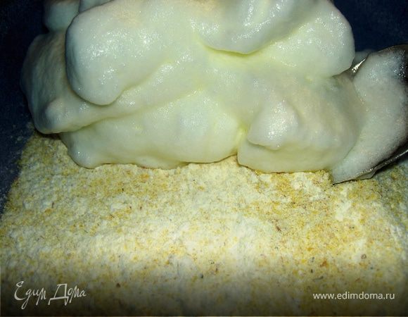 Осторожно ввести белки.