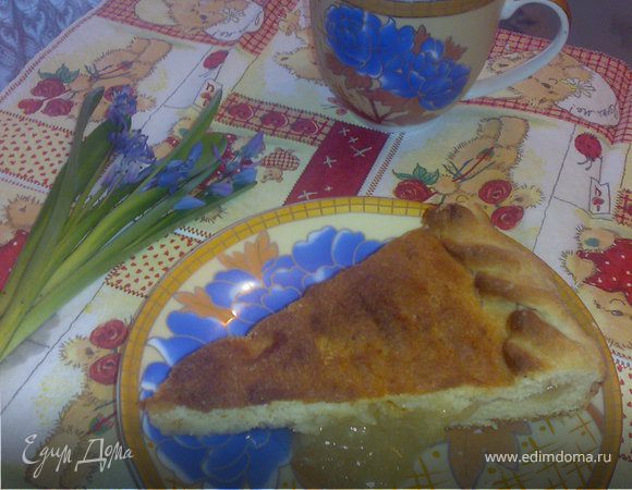 Поставьте пирог в разогретую до 170С духовку. Печется он быстро , готовность определяется по наличию золотисто-коричневого оттенка верха. Разрезать лимонник надо холодным.