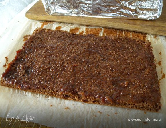 Самый верхний корж пропитать отдельно... (дать пропитаться около 20 минут при комнатной Т)