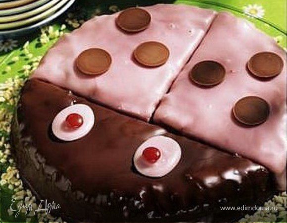 вариант оформления торта