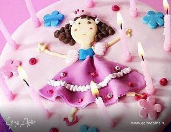 вариант оформления торта