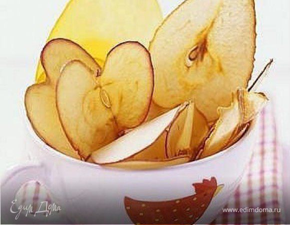яблочные чипсы... мои любимые)