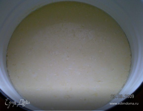 На утро получим густой кисло-
молочный продукт гатыг.
Гатыг можно убрать в холодильник.
