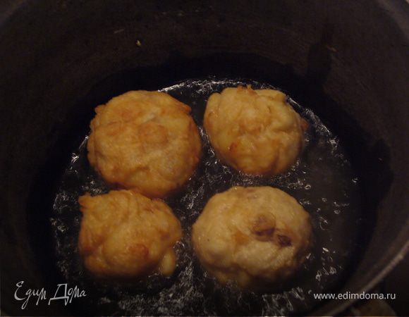 Сформируй шары и жарь.
