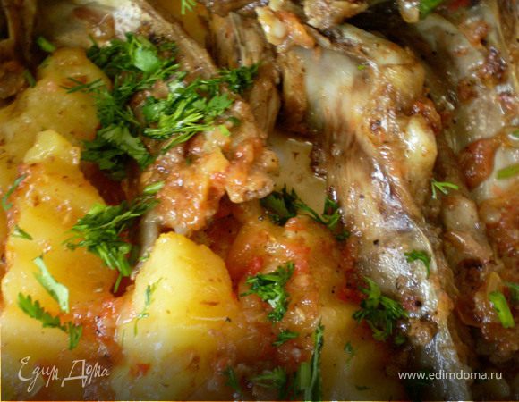 Перед подачей посыпать мелко нарезанной зеленью.