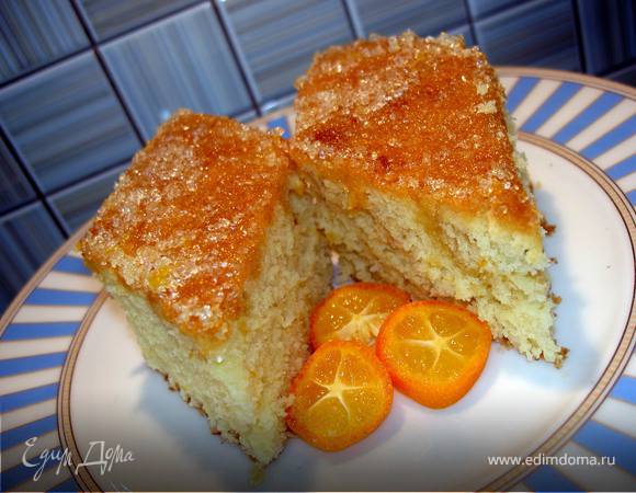 Только когда пирог остынет, можем его нарезать!