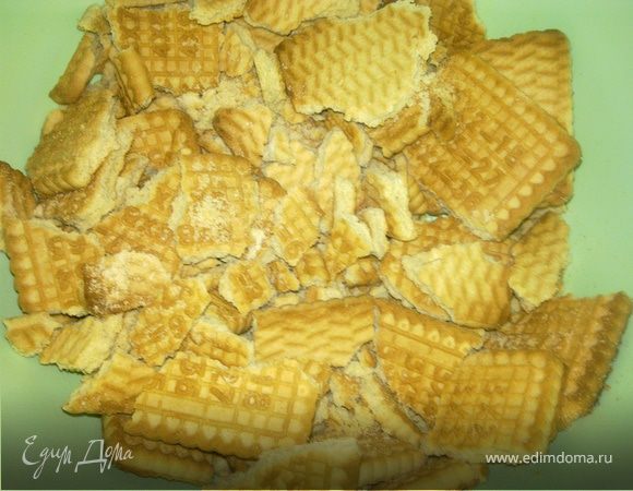 Берем печенье любое мягкое рассыпчатое.