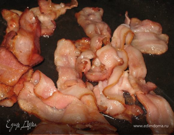 Обжариваем бекон