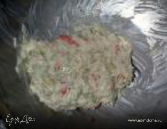 Смешать все ингридиенты для крабовой начинки, заправить майонезом. Охладить 30 минут.