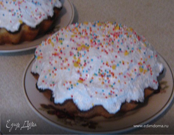 6.Готовые куличи смазать глазурью.
Приятного аппетита