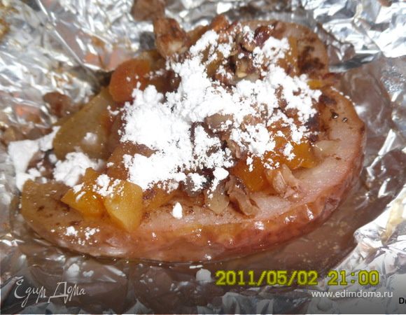 и посыпать сах. пудрой.