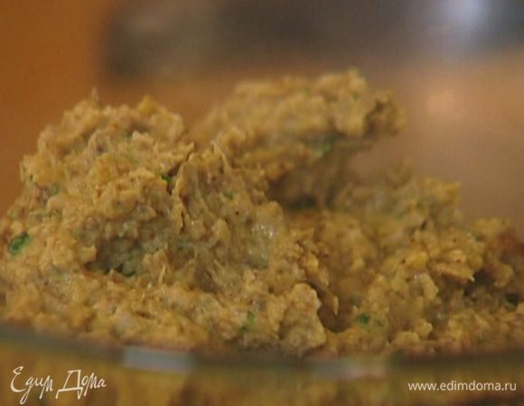 Добавить оставшуюся гречку, перемешать.