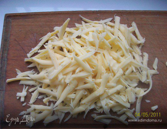 сыр натереть на терке
