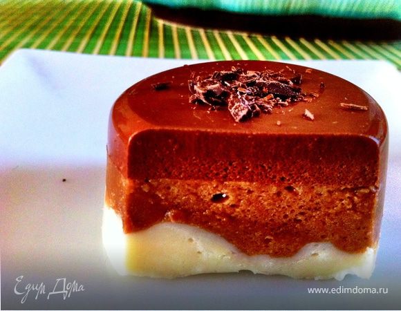 Поставить в холодильник для застывания. минимум 3 часа. Потом подавать украсив какао или тертым шоколадом.
Bon appetite!