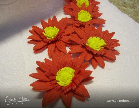 Ставим наши цветочки подсыхать.