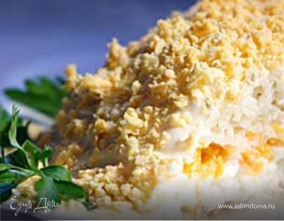 картофель яйца морковь  грудинку отварить почистить
 