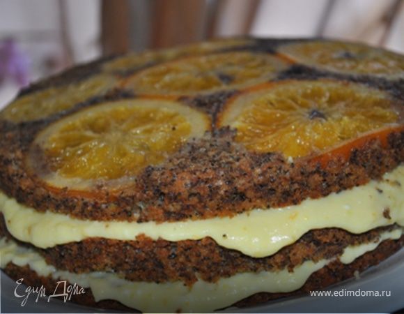 верхний уложить апельсинами вверх.