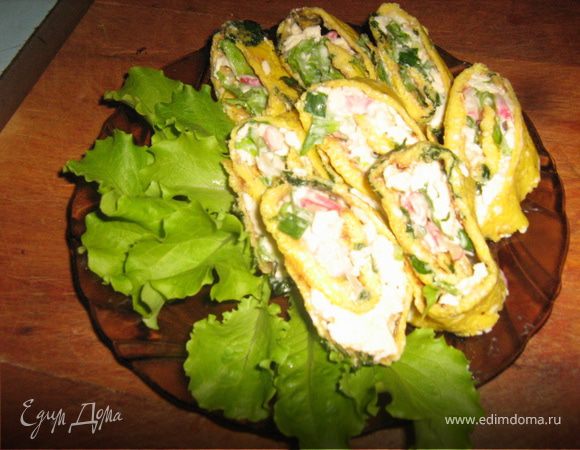 Рулет нарезать кружками и..... приятного аппетита!!!