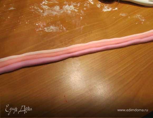 Делаем длинные жгутики.