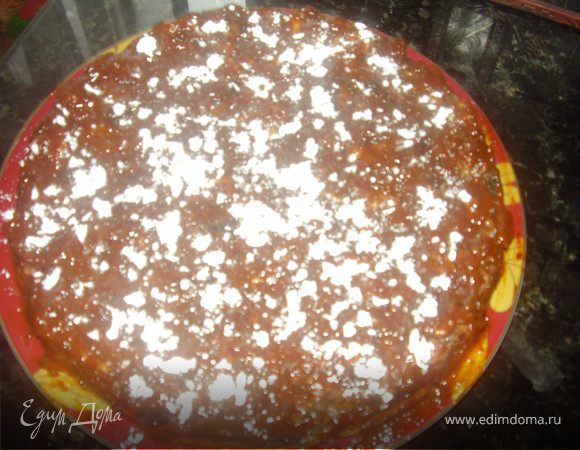 Присыпаем сахарной пудрой.