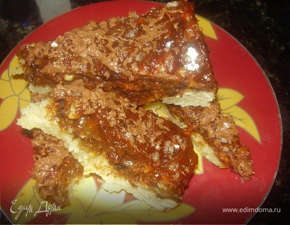 После нарезаем треугольничками и прошу к чаю!