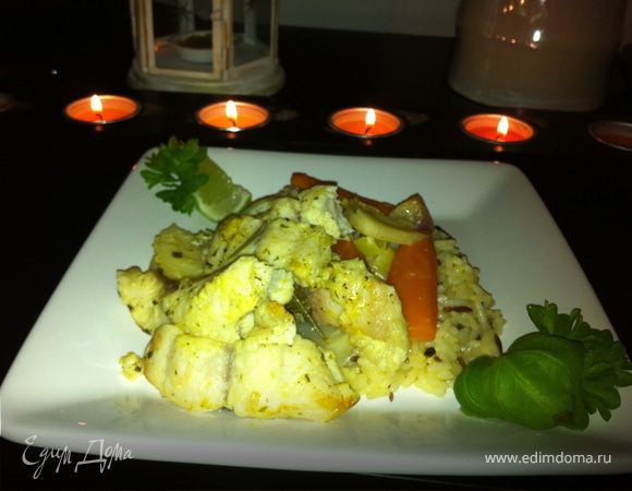 подавать с петрушкой и лаймом...
приятного аппетита! :) 
