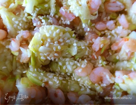 Все смешать, добавить оливковое масло, кунжут и петрушку, перец по вкусу!:)
Можно подавать и теплым и холодным!:)