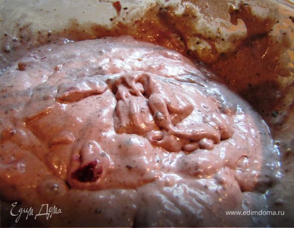 Перемешиваем несколько минут до кремообразного состояния.