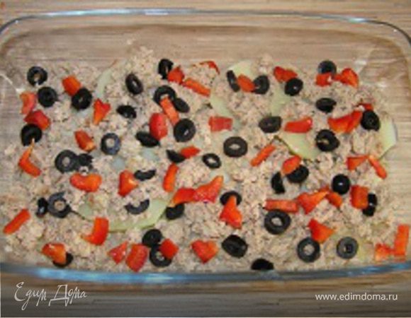 перец, оливки,