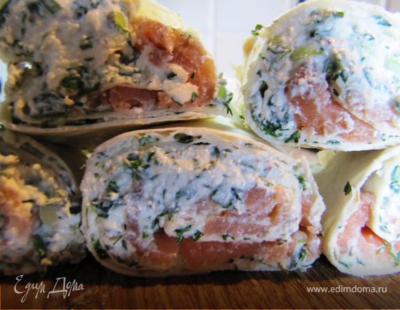 Заворачиваем и нарезаем