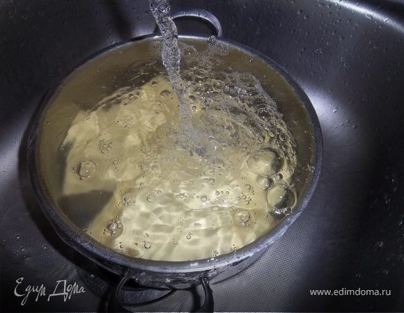 Промываем под водой