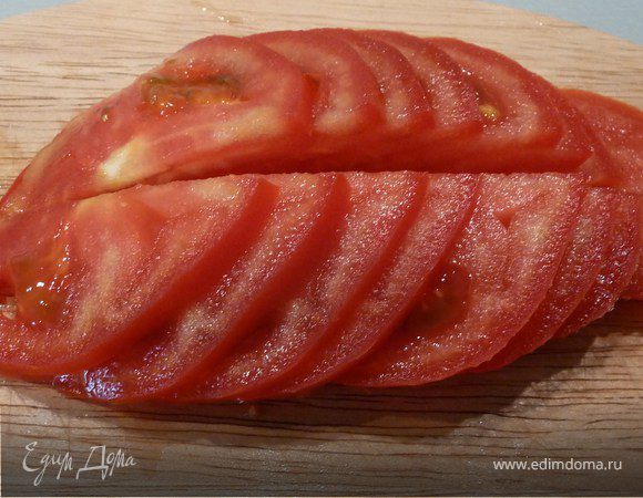 Помидоры - полукольцами