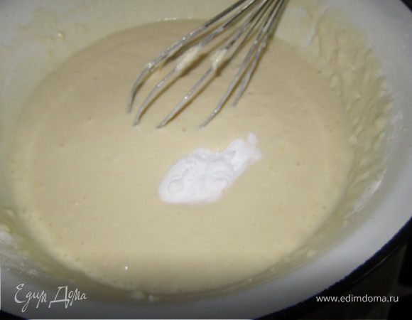 Добавить соду.